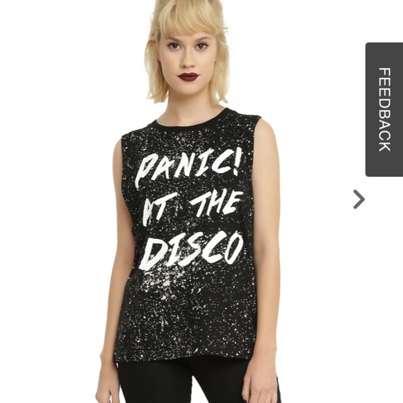 PANIC! AT THE DISCO Splatter Girls Muscle Top - Picture 6 of 11